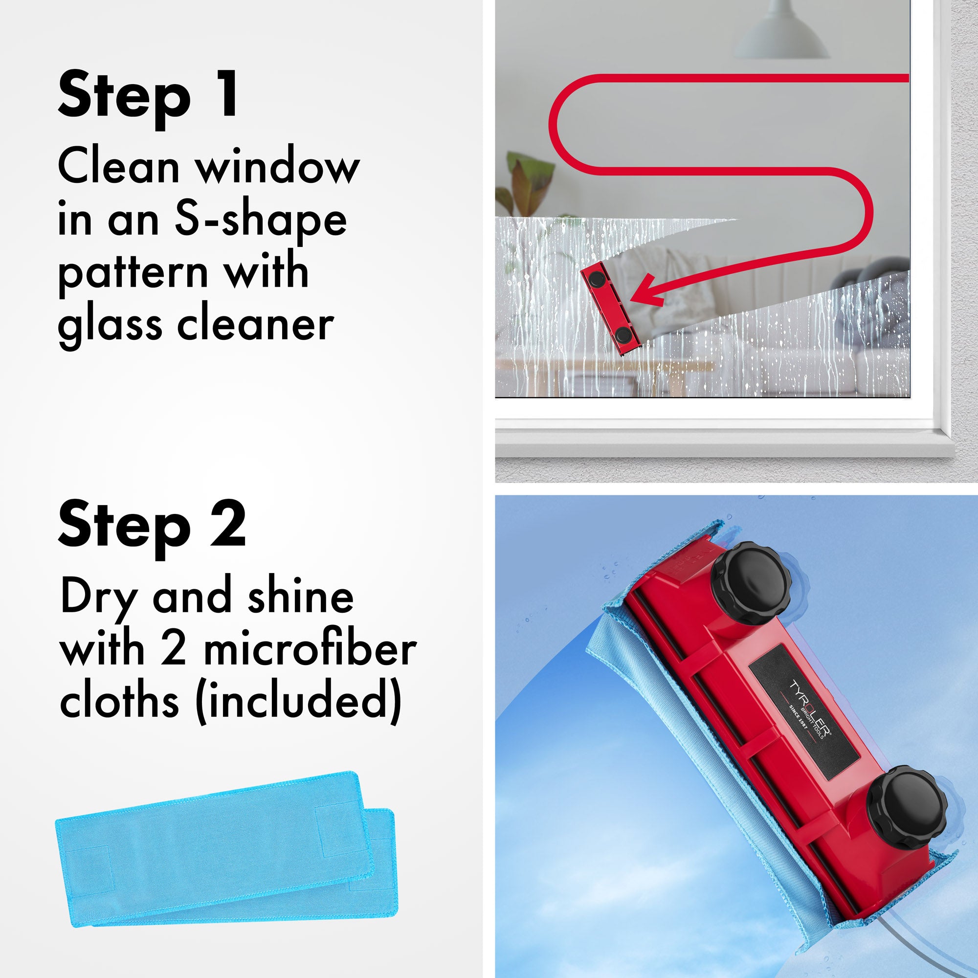 Glider D-2 AFC Magnetic Window Cleaner, 2-18mm - Image 5